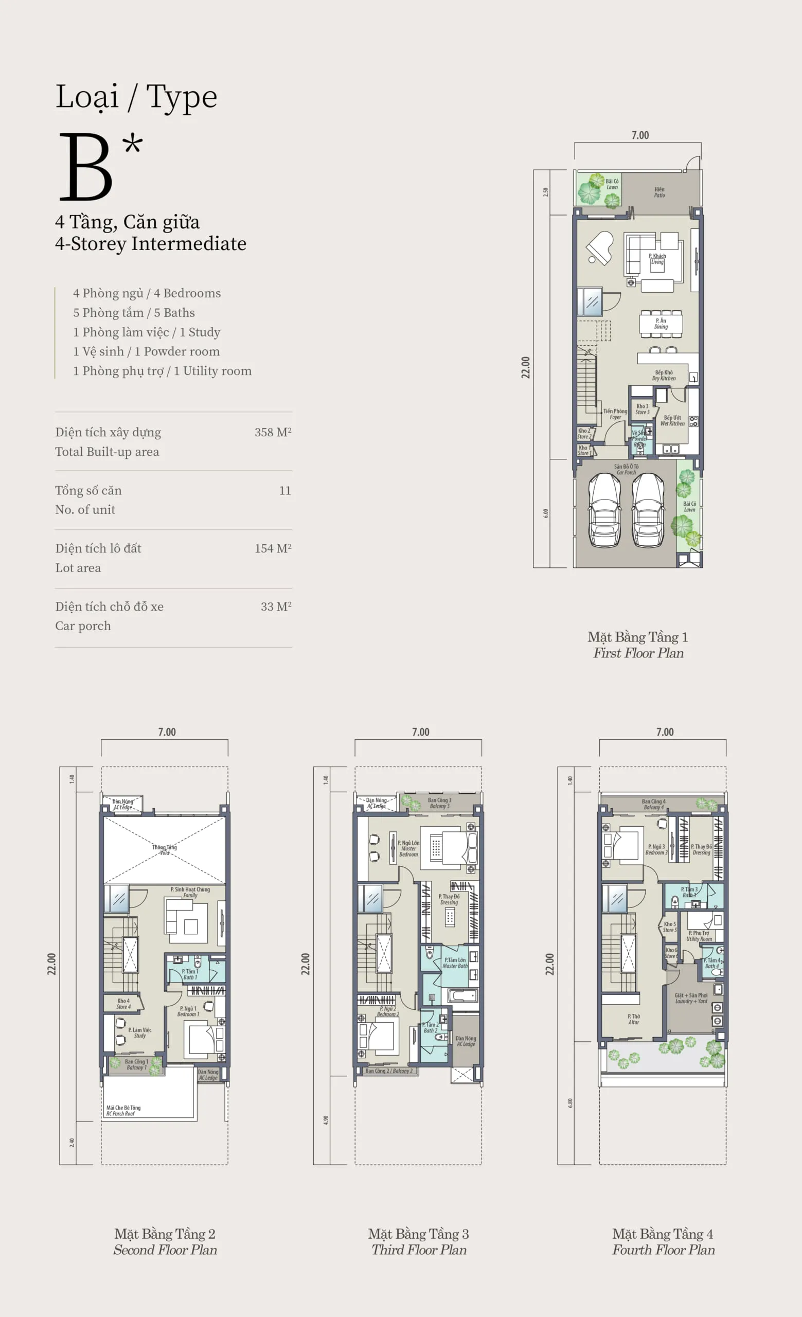 Mẫu B thang máy kính The Mansions ParkCity Hanoi