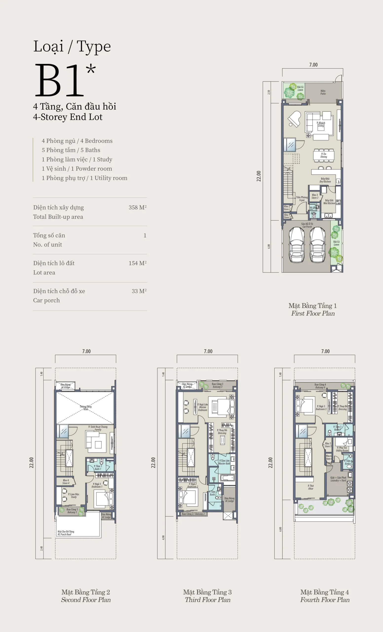 Mẫu B1 thang máy kính The Mansions ParkCity Hanoi