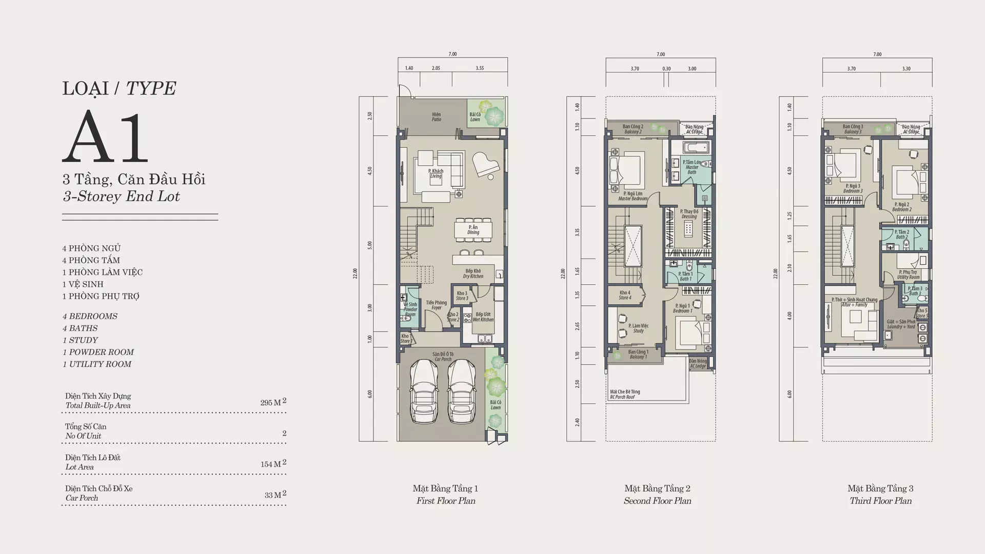 Mẫu A1 The Mansions ParkCity Hanoi