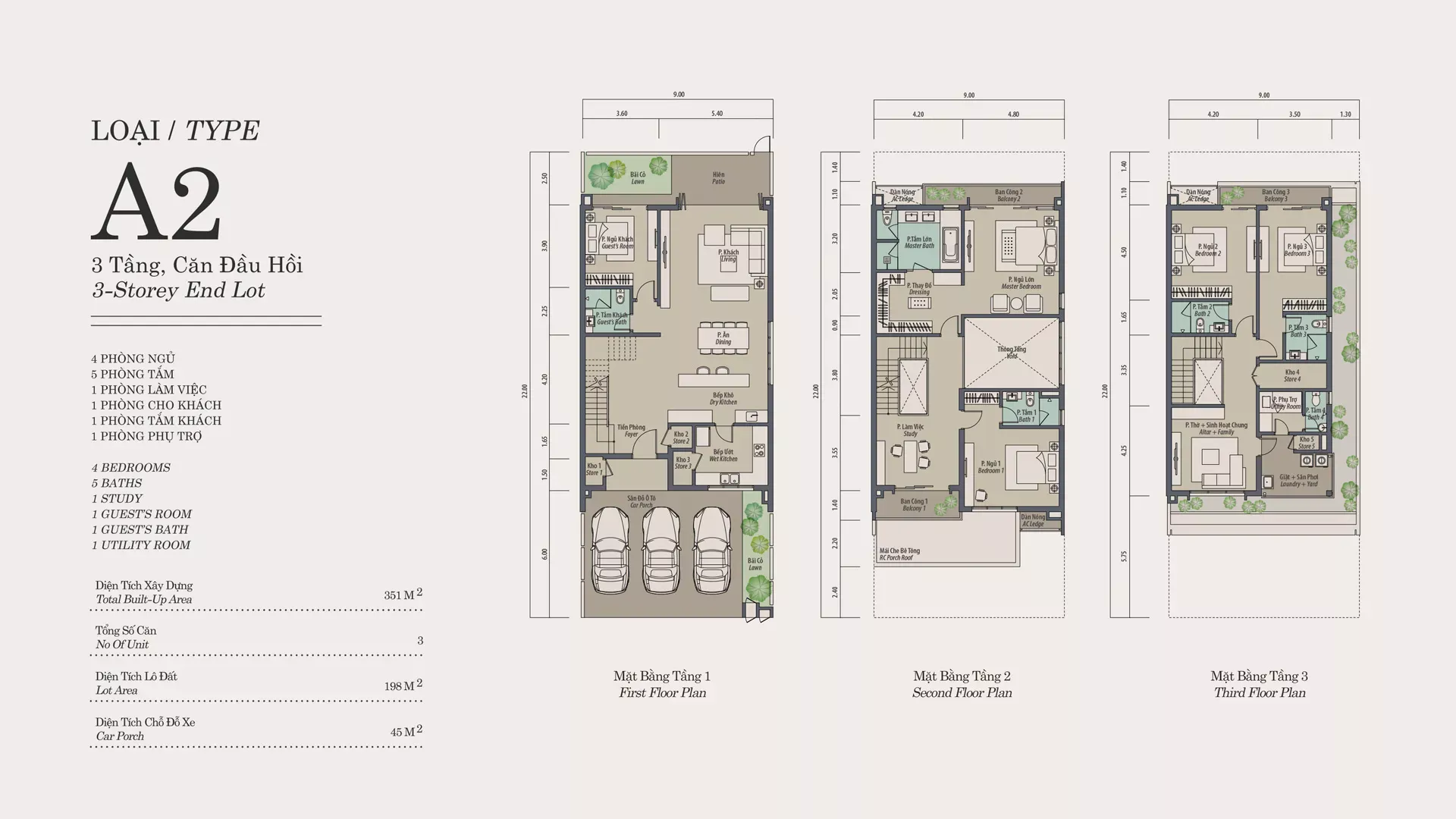 Mẫu A2 The Mansions ParkCity Hanoi