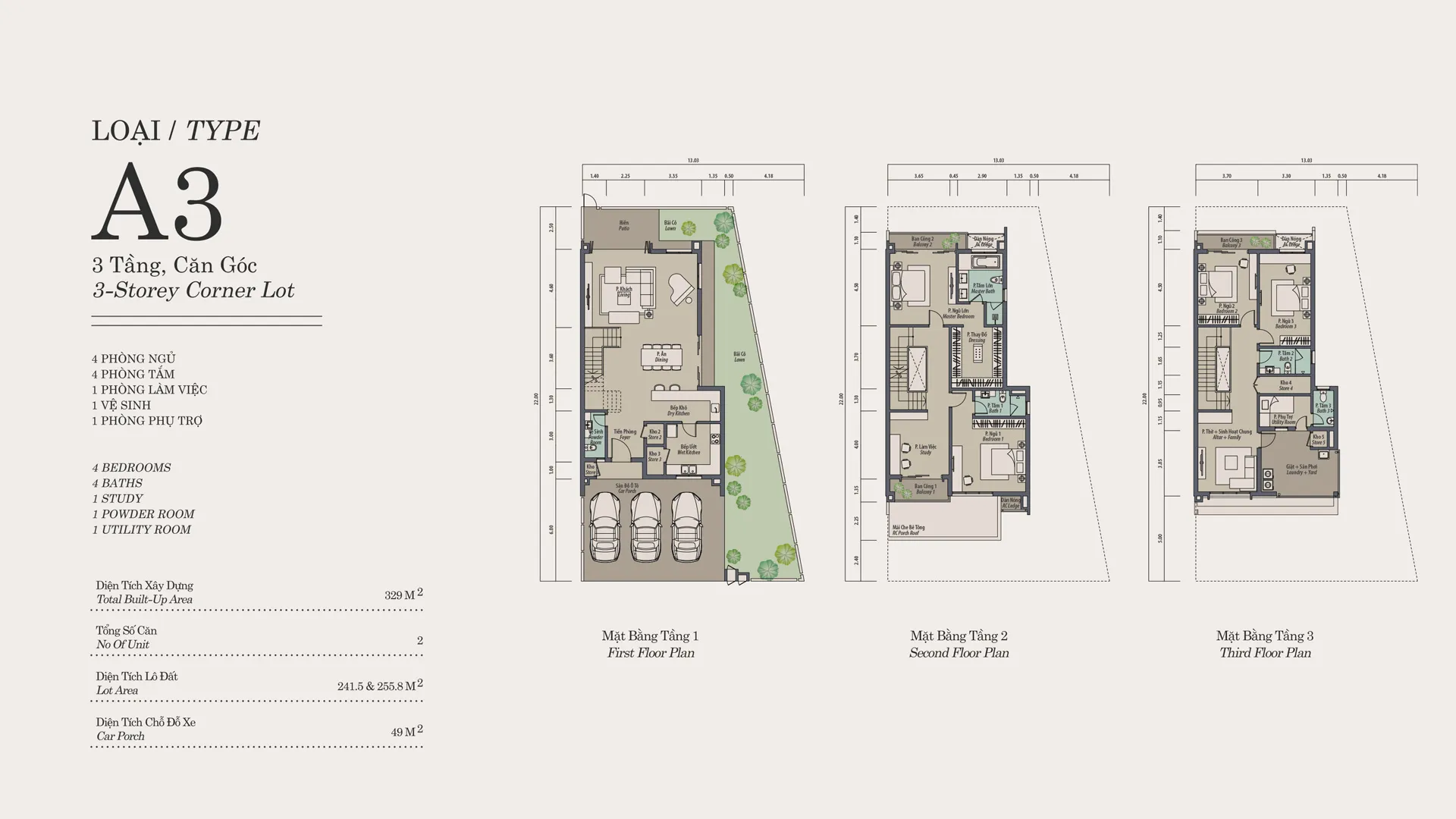 Mẫu A3 The Mansions ParkCity Hanoi