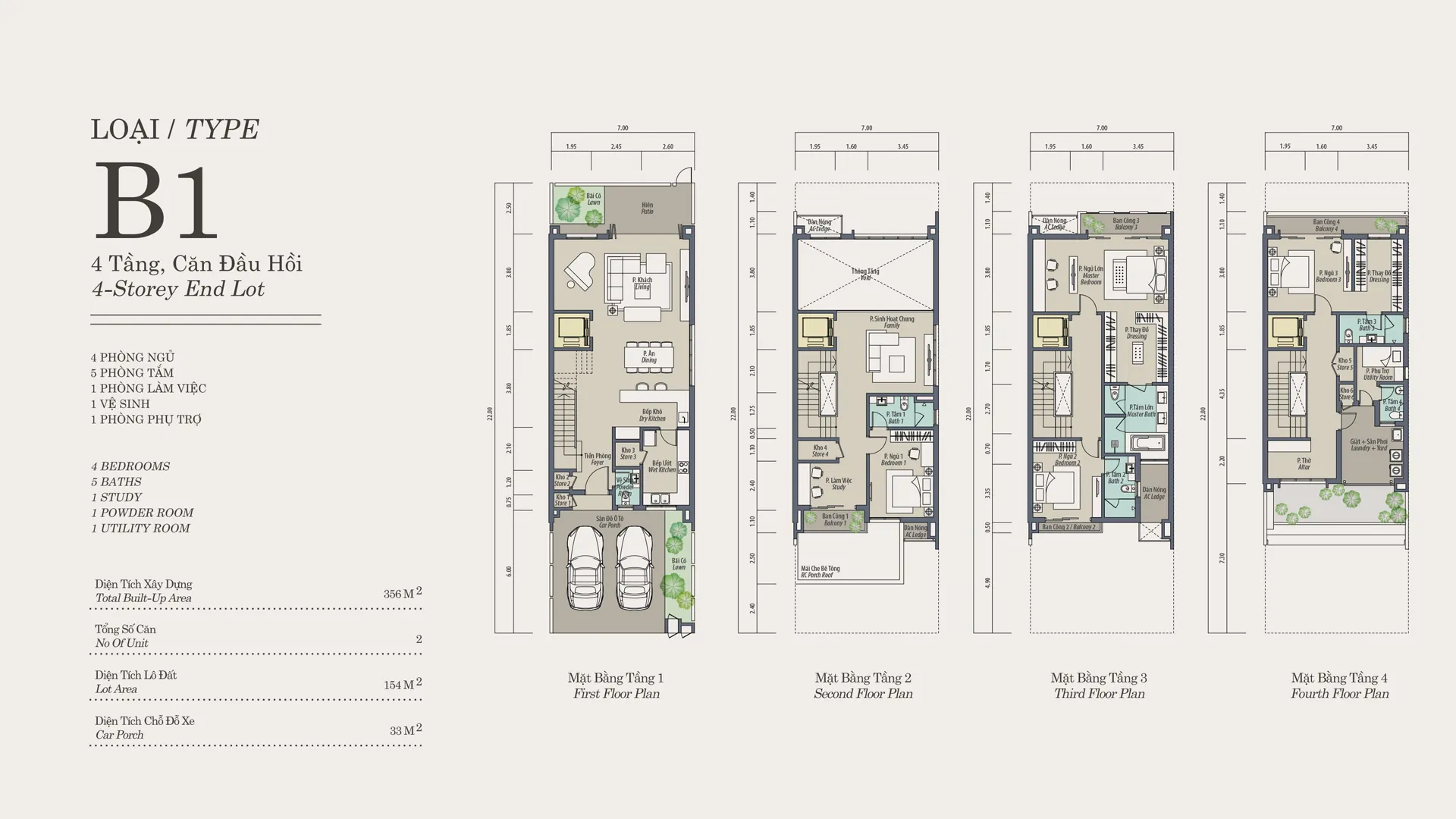 Mẫu B1 The Mansions ParkCity Hanoi