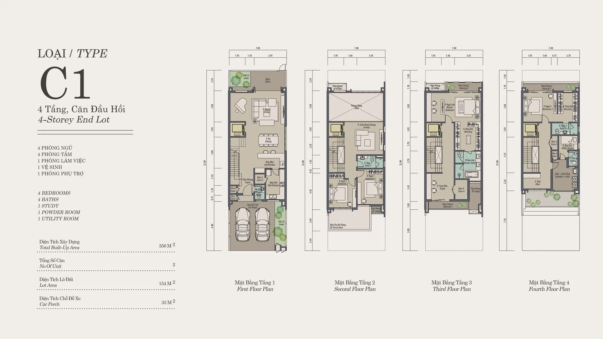 Mẫu C1 The Mansions ParkCity Hanoi