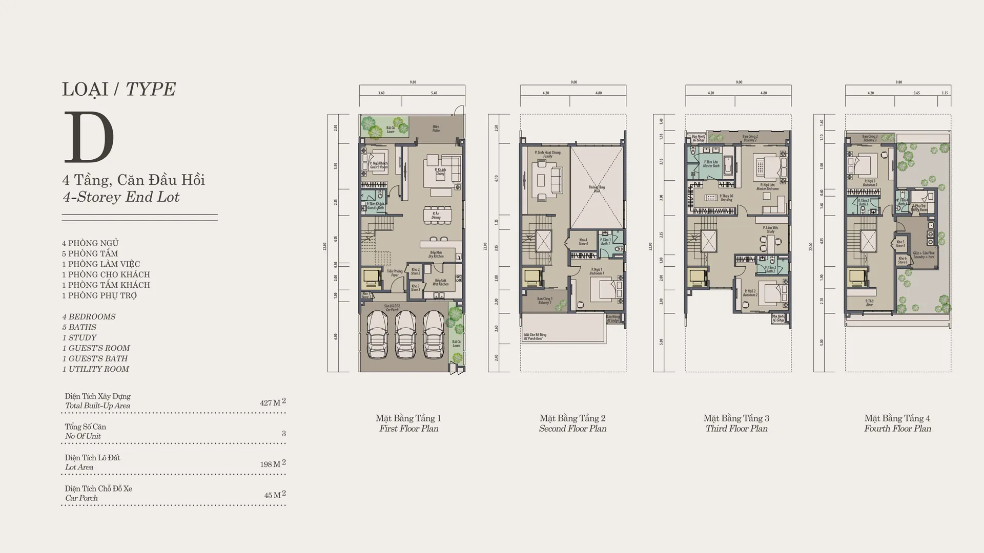 Mẫu D The Mansions ParkCity Hanoi