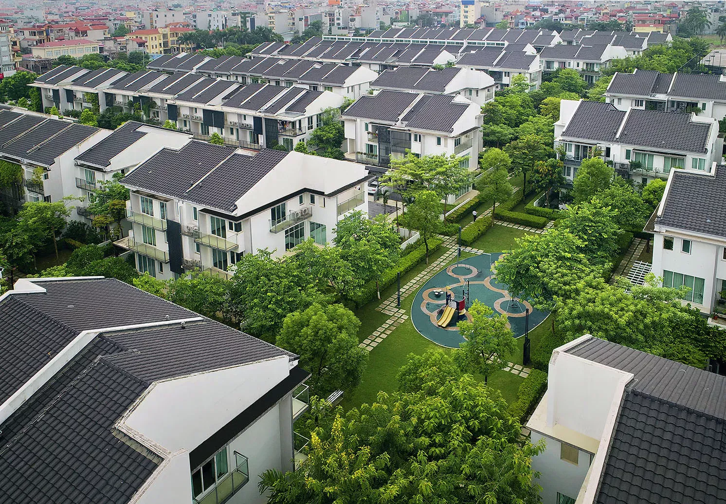 Cảnh quan nội khu ParkCity Hanoi
