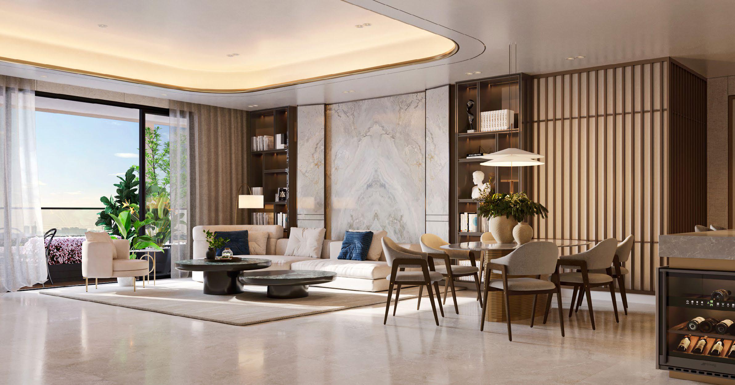 Thiết kế căn hộ 4PN+1 Le Parc Place