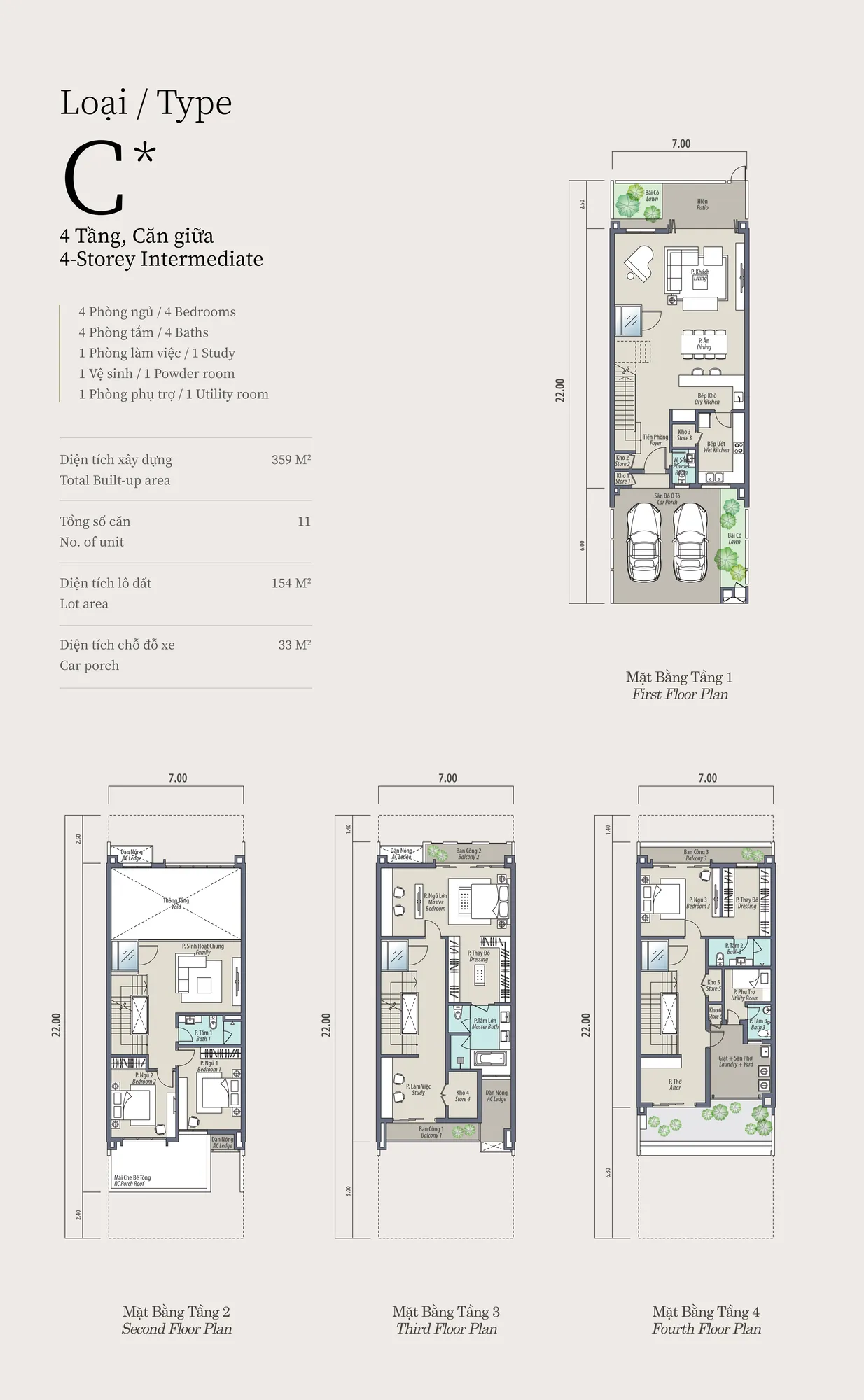 Mẫu C thang máy kính The Mansions ParkCity Hanoi
