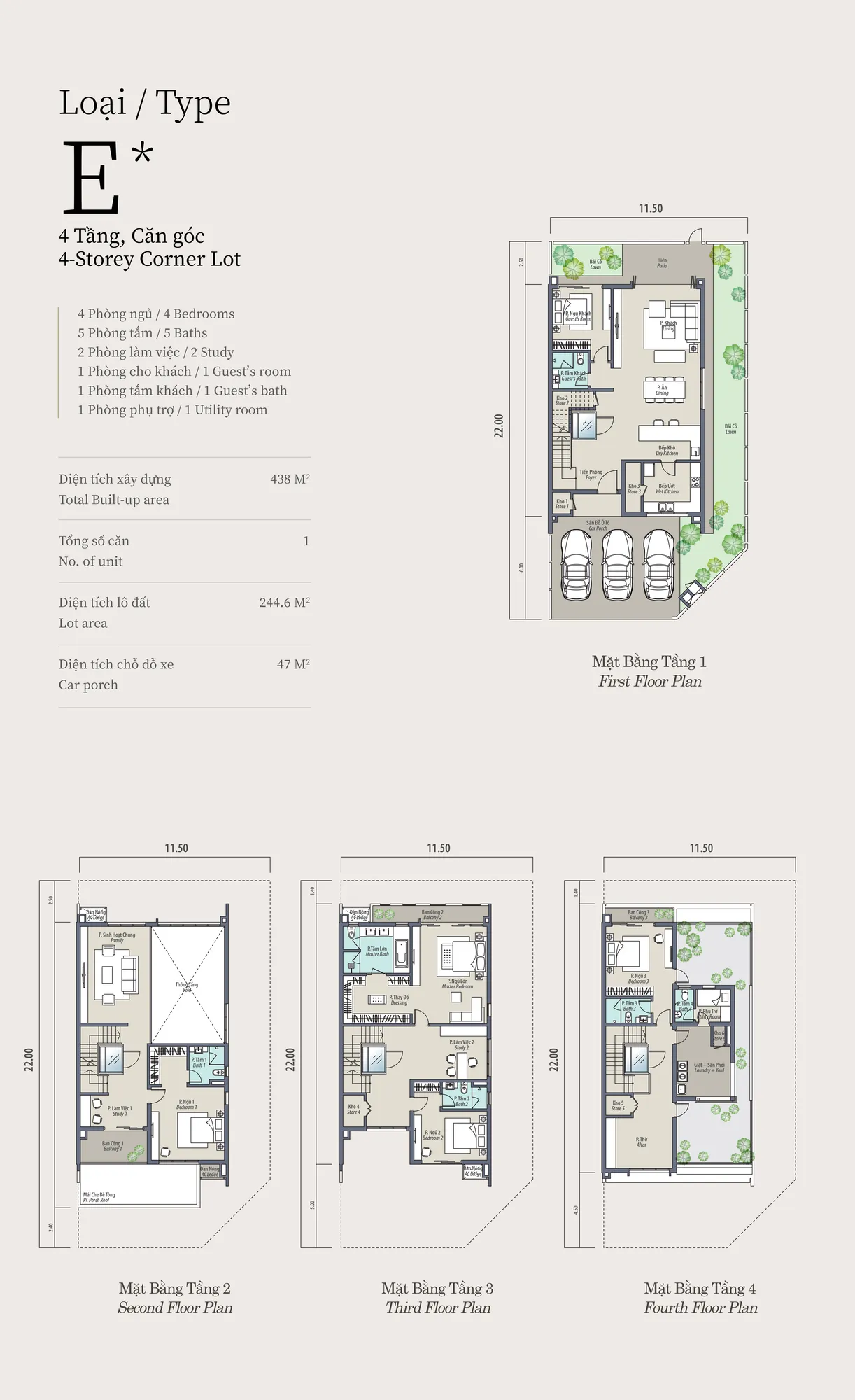 Mẫu E thang máy kính The Mansions ParkCity Hanoi