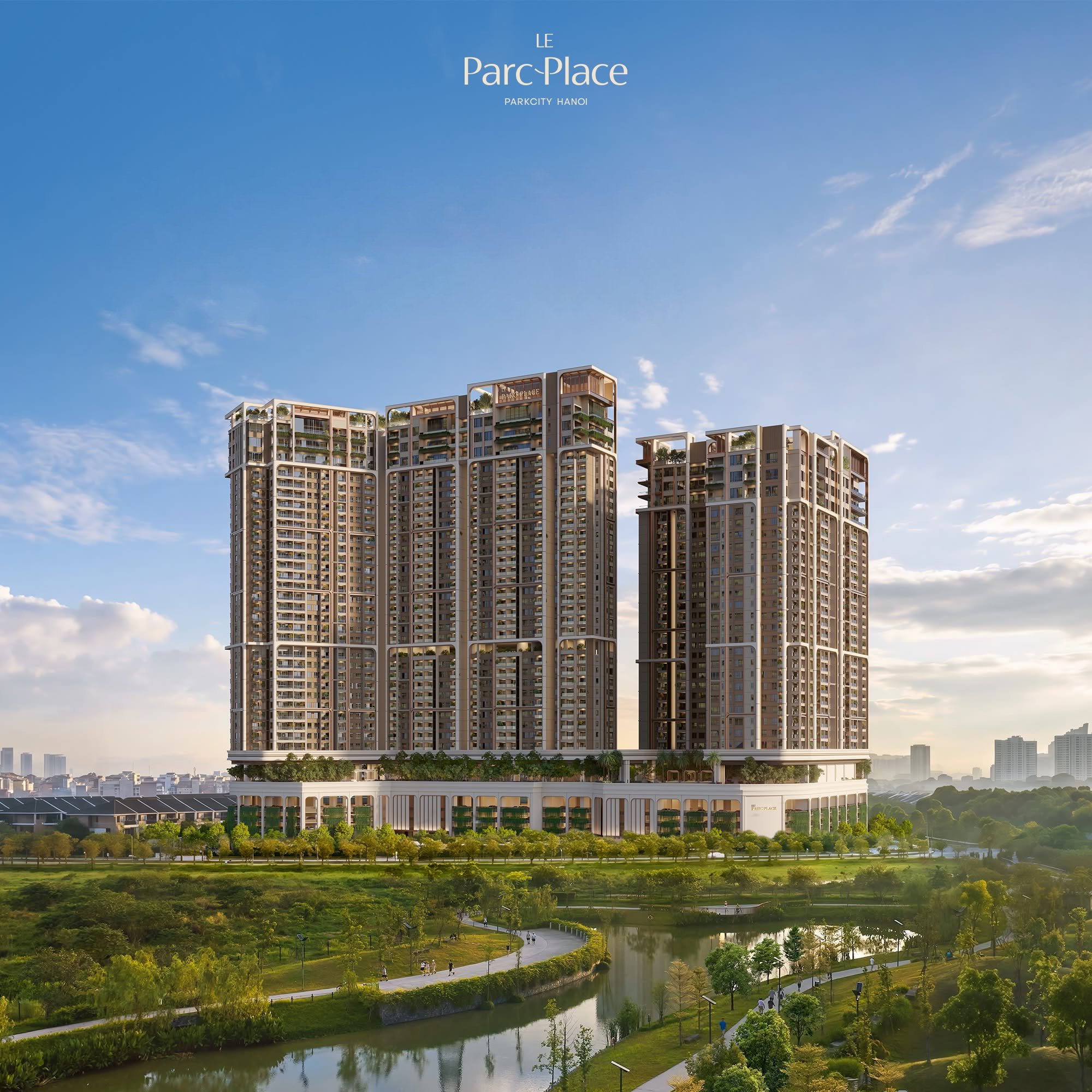 Phối cảnh chung cư Le Parc Place ParkCity Hanoi