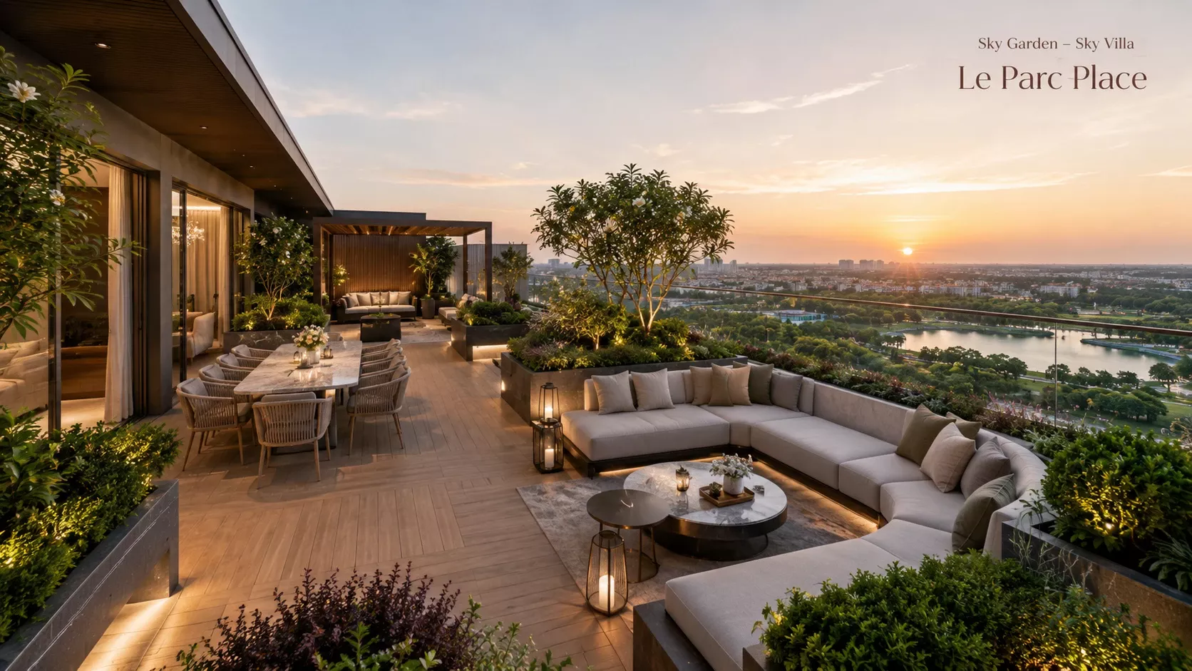 Căn hộ Sky Villa Le Parc Place ParkCity Hanoi