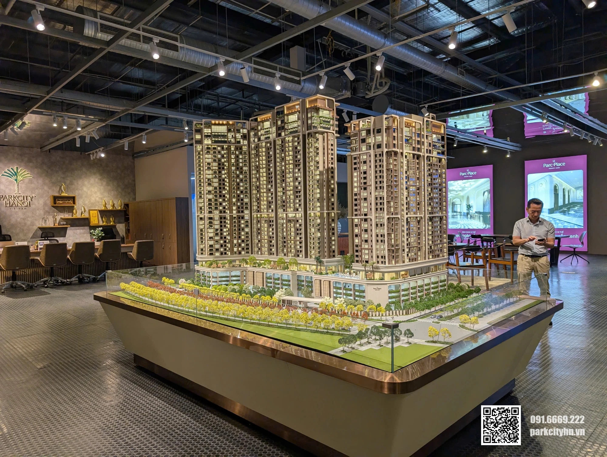 Sa bàn Le Parc Place góc nhìn tổng thể
