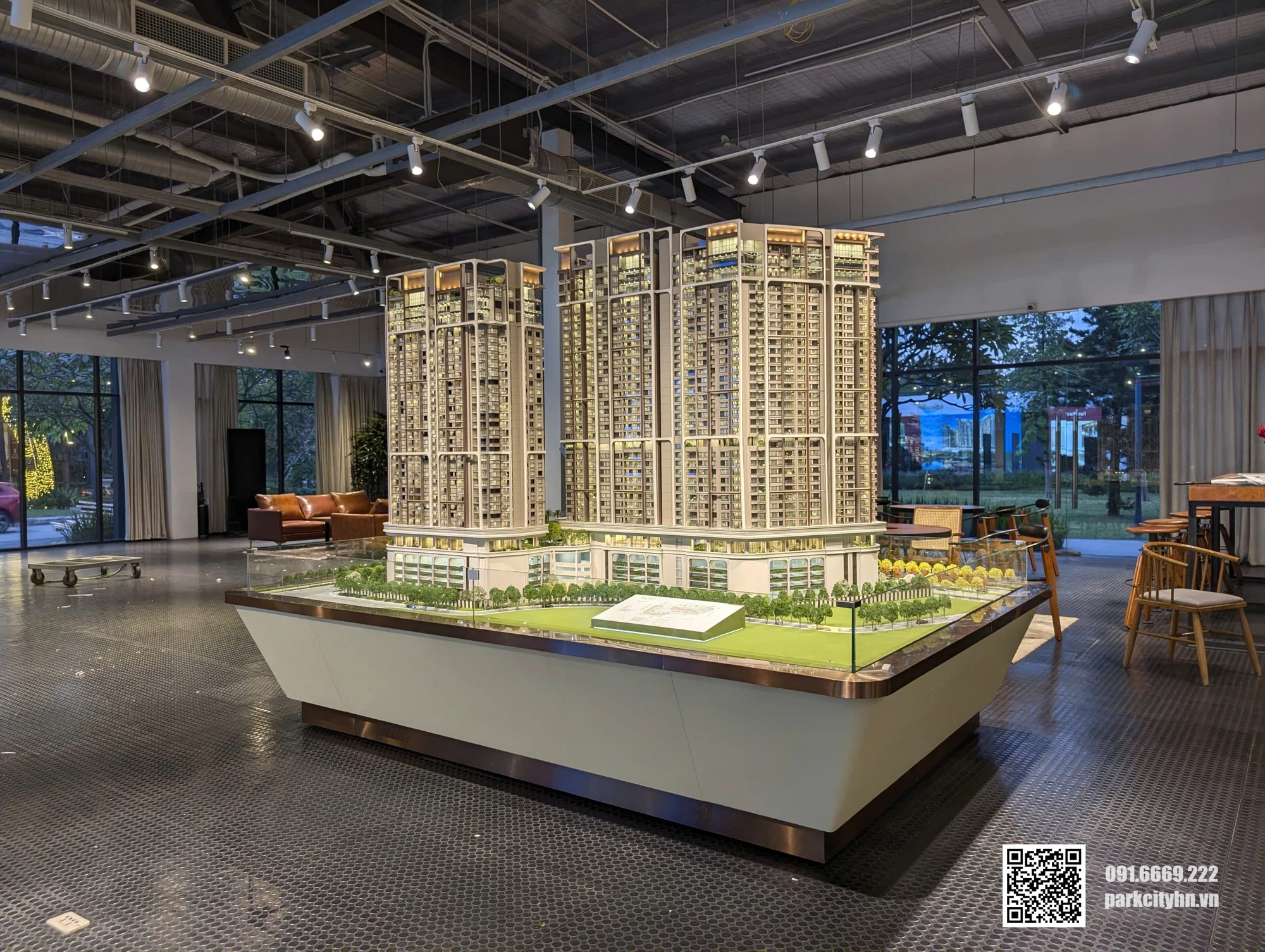 Cảnh quan sa bàn Le Parc Place