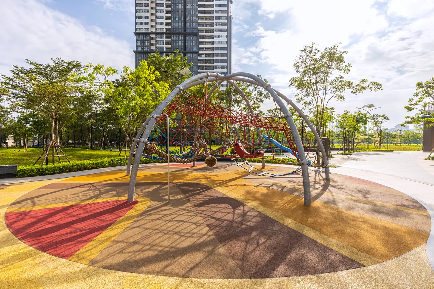 Không gian vui chơi ngoài trời tại ParkCity Hanoi